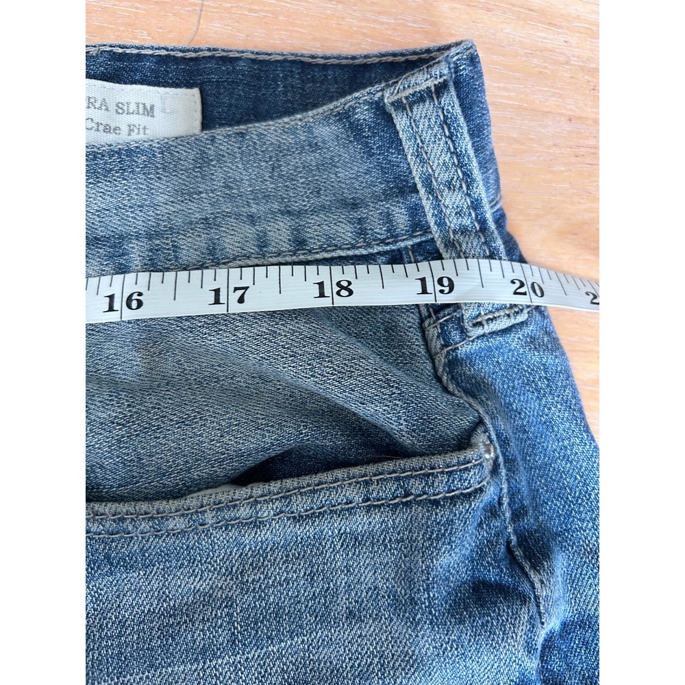 Guess Ultra Slim McCrae Fit Mens Blue Medium Wash Denim Jeans 40x32 VTG Style - Picture 11 of 11